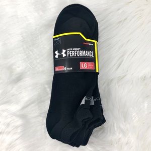 Under Armour Men’s Performance No Show Socks